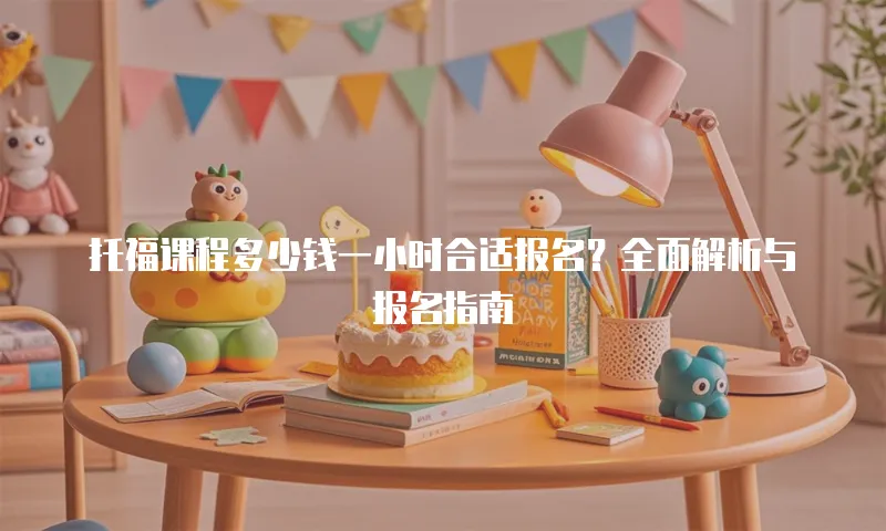 托福课程多少钱一小时合适报名？全面解析与报名指南