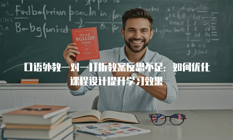口语外教一对一打折教案反思不足：如何优化课程设计提升学习效果