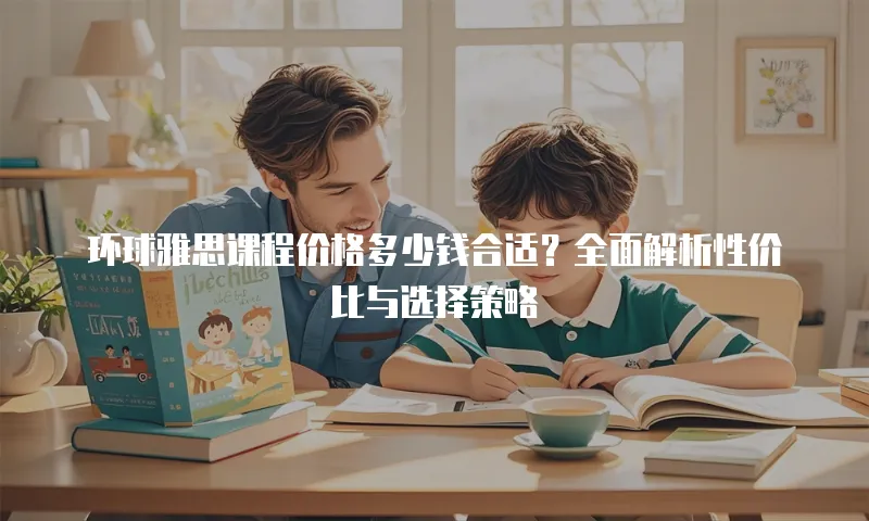 环球雅思课程价格多少钱合适？全面解析性价比与选择策略