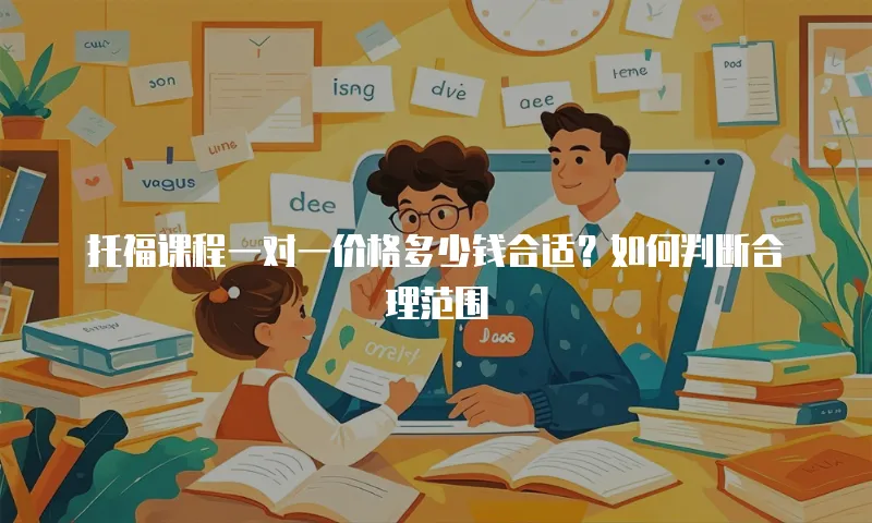 托福课程一对一价格多少钱合适？如何判断合理范围