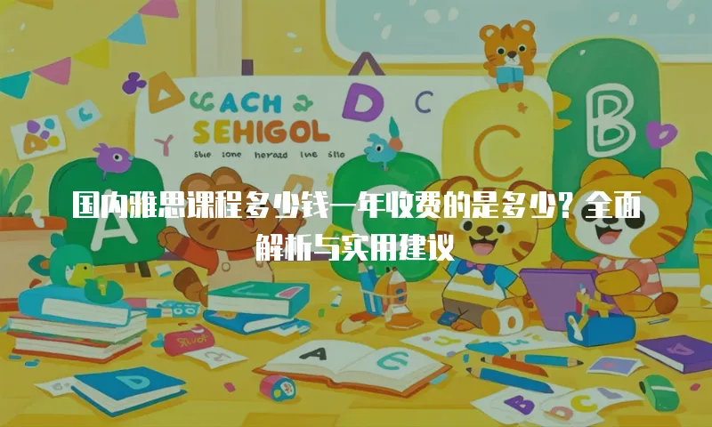 国内雅思课程多少钱一年收费的是多少？全面解析与实用建议