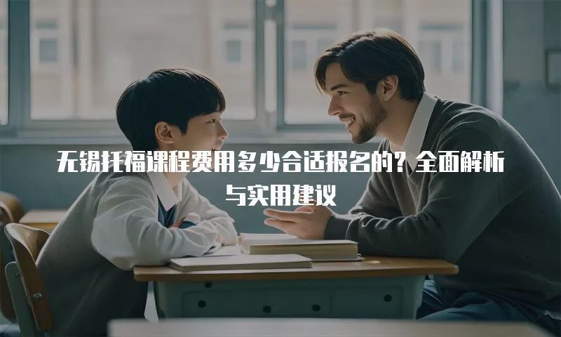 无锡托福课程费用多少合适报名的？全面解析与实用建议