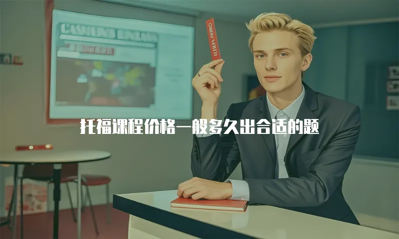 托福课程价格一般多久出合适的题