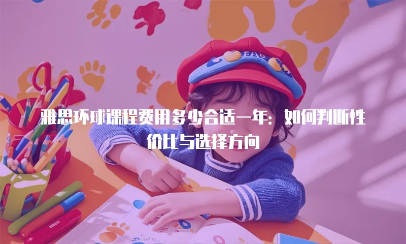 雅思环球课程费用多少合适一年：如何判断性价比与选择方向