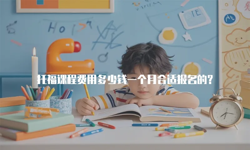 托福课程费用多少钱一个月合适报名的？