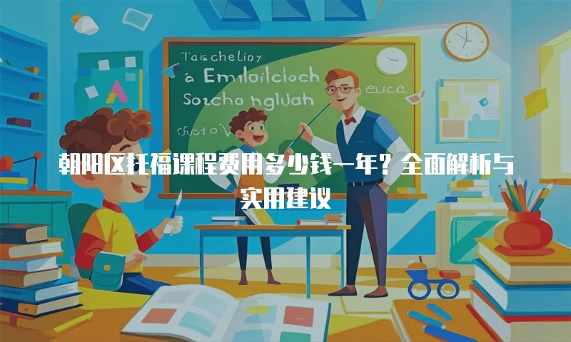 朝阳区托福课程费用多少钱一年？全面解析与实用建议