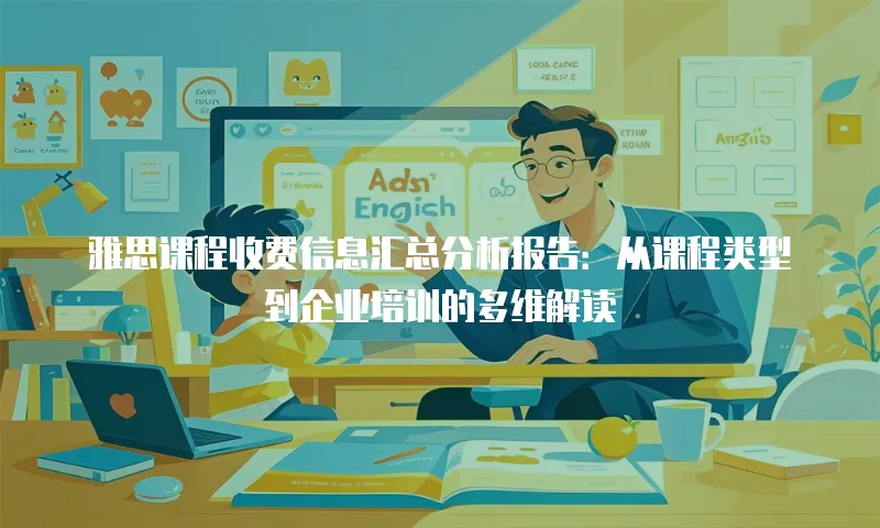 雅思课程收费信息汇总分析报告：从课程类型到企业培训的多维解读