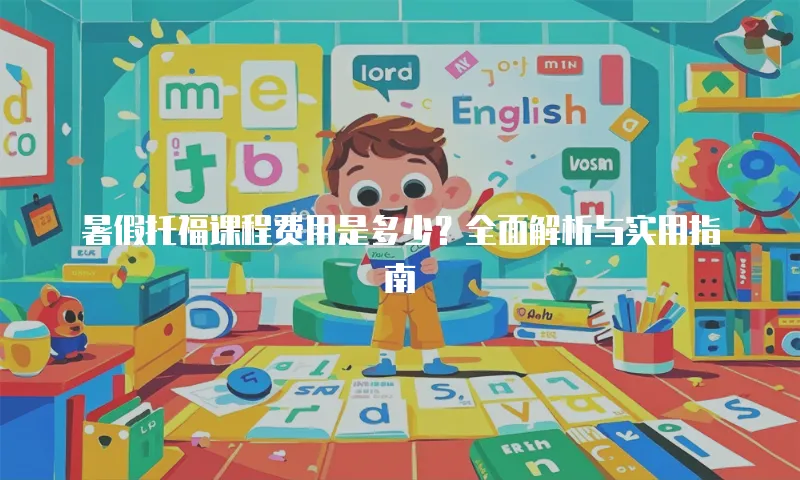 暑假托福课程费用是多少？全面解析与实用指南