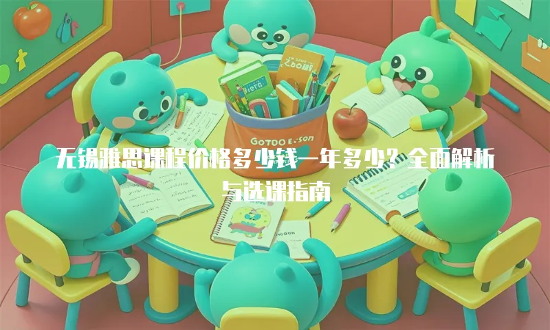 无锡雅思课程价格多少钱一年多少？全面解析与选课指南