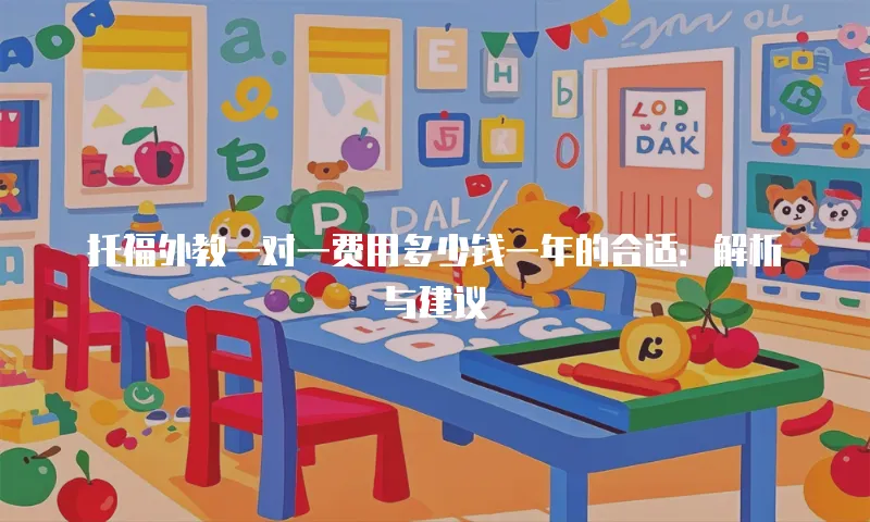 托福外教一对一费用多少钱一年的合适：解析与建议