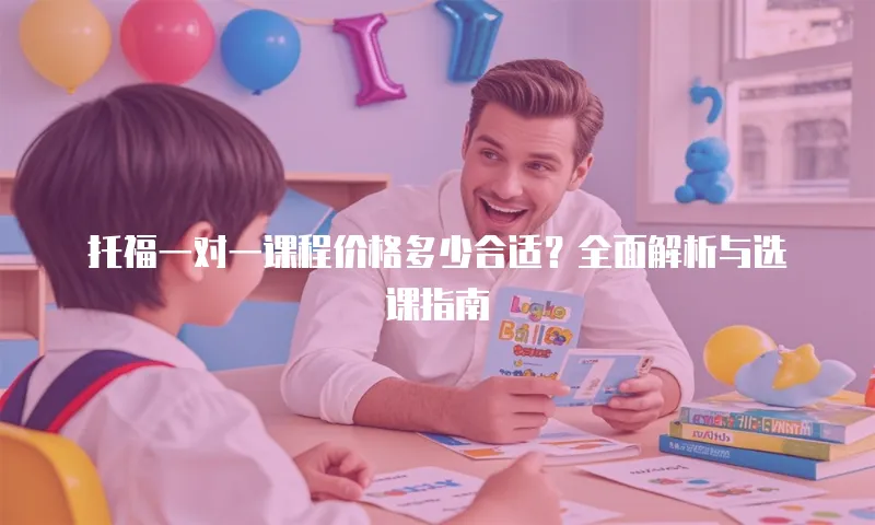 托福一对一课程价格多少合适？全面解析与选课指南