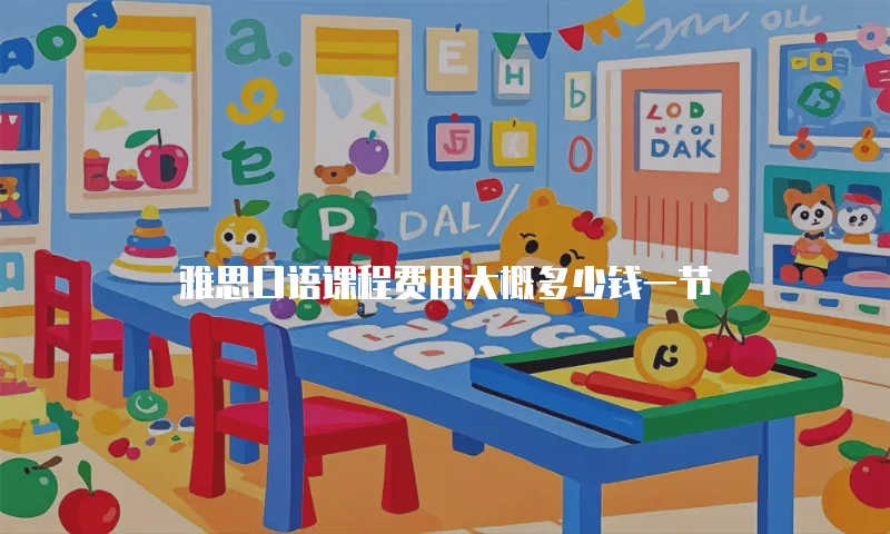 雅思口语课程费用大概多少钱一节
