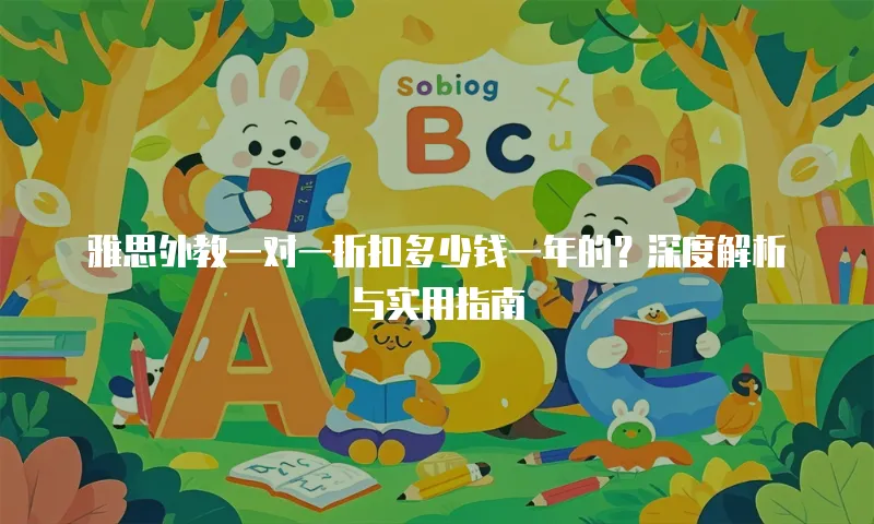 雅思外教一对一折扣多少钱一年的？深度解析与实用指南