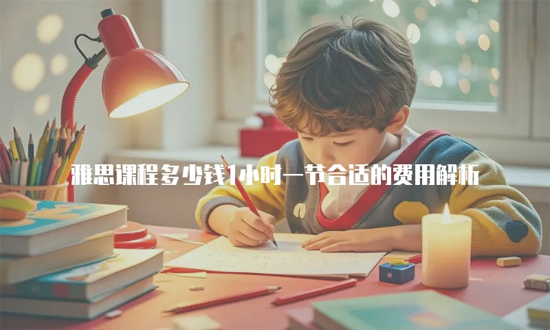 雅思课程多少钱1小时一节合适的费用解析