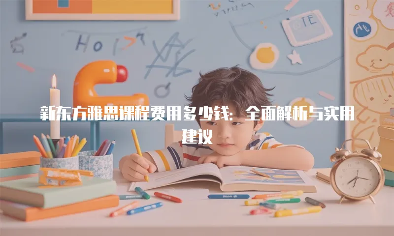 新东方雅思课程费用多少钱：全面解析与实用建议