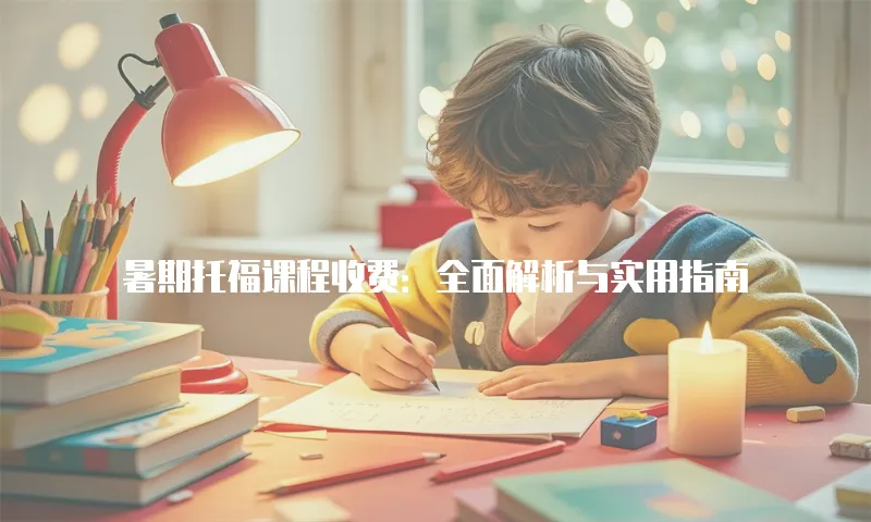暑期托福课程收费：全面解析与实用指南
