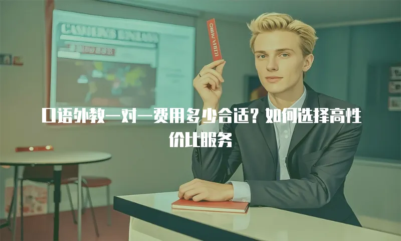 口语外教一对一费用多少合适？如何选择高性价比服务