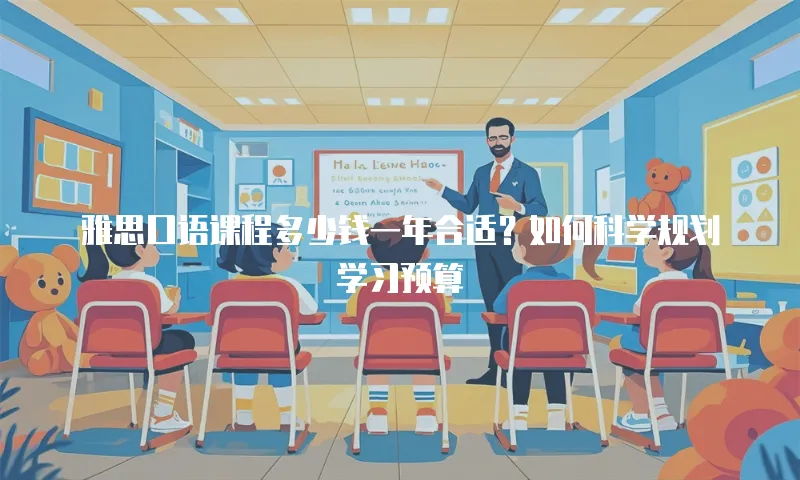 雅思口语课程多少钱一年合适？如何科学规划学习预算