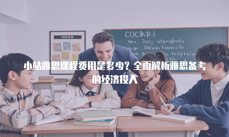 小站雅思课程费用是多少？全面解析雅思备考的经济投入