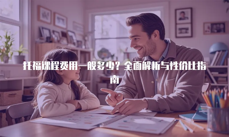 托福课程费用一般多少？全面解析与性价比指南
