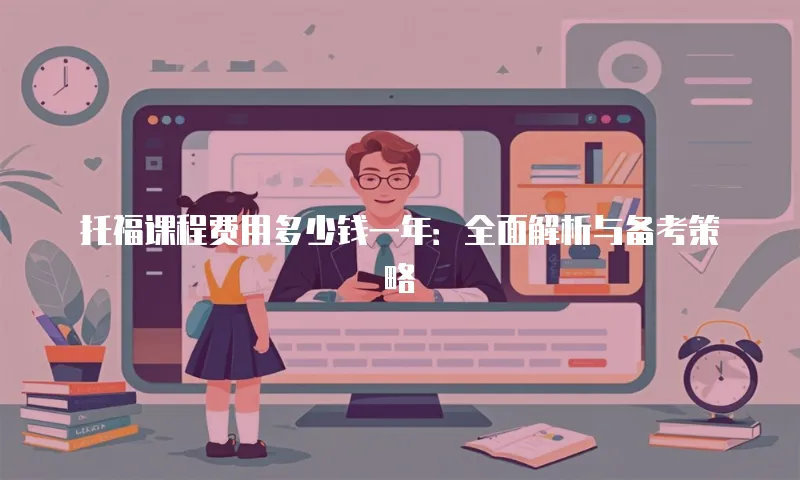 托福课程费用多少钱一年：全面解析与备考策略