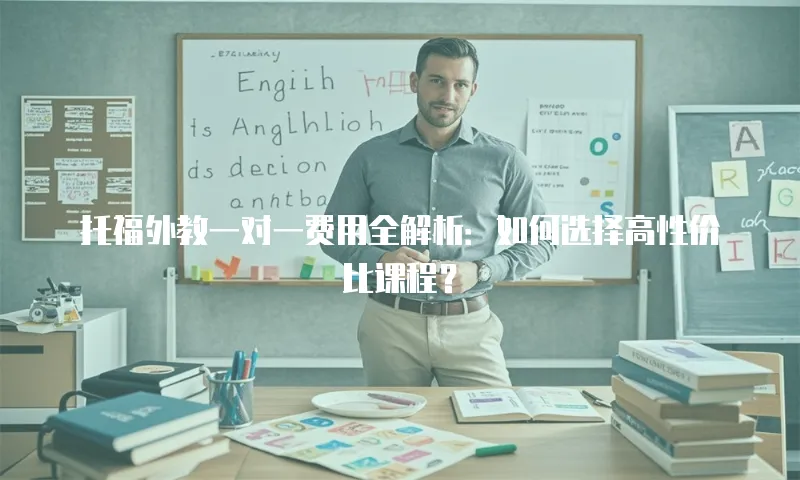 托福外教一对一费用全解析：如何选择高性价比课程？