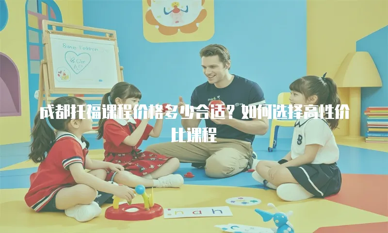 成都托福课程价格多少合适？如何选择高性价比课程