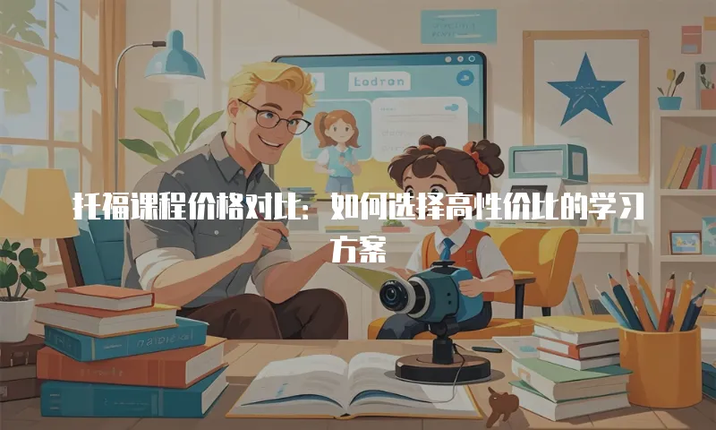 托福课程价格对比：如何选择高性价比的学习方案