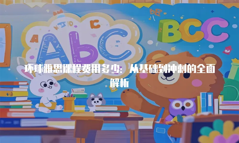 环球雅思课程费用多少：从基础到冲刺的全面解析