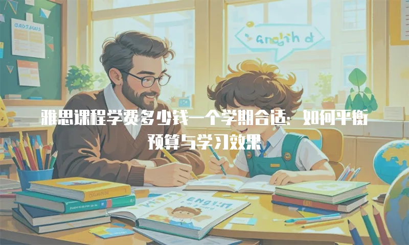 雅思课程学费多少钱一个学期合适：如何平衡预算与学习效果