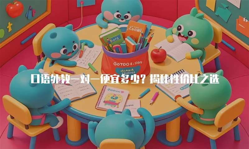 口语外教一对一便宜多少？揭秘性价比之选