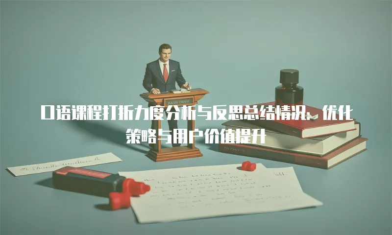 口语课程打折力度分析与反思总结情况：优化策略与用户价值提升