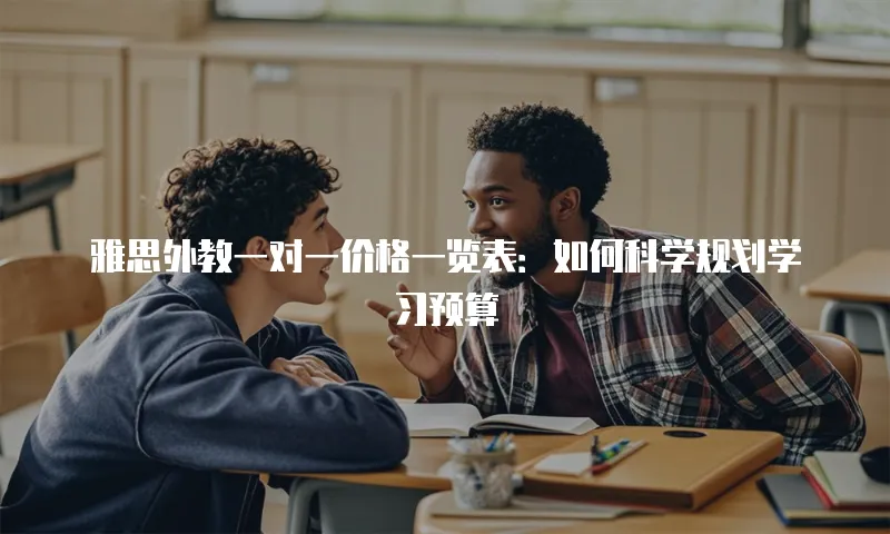 雅思外教一对一价格一览表：如何科学规划学习预算