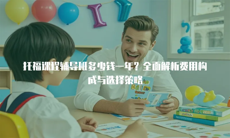托福课程辅导班多少钱一年？全面解析费用构成与选择策略