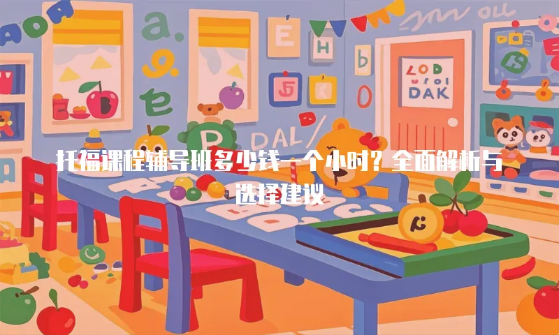 托福课程辅导班多少钱一个小时？全面解析与选择建议