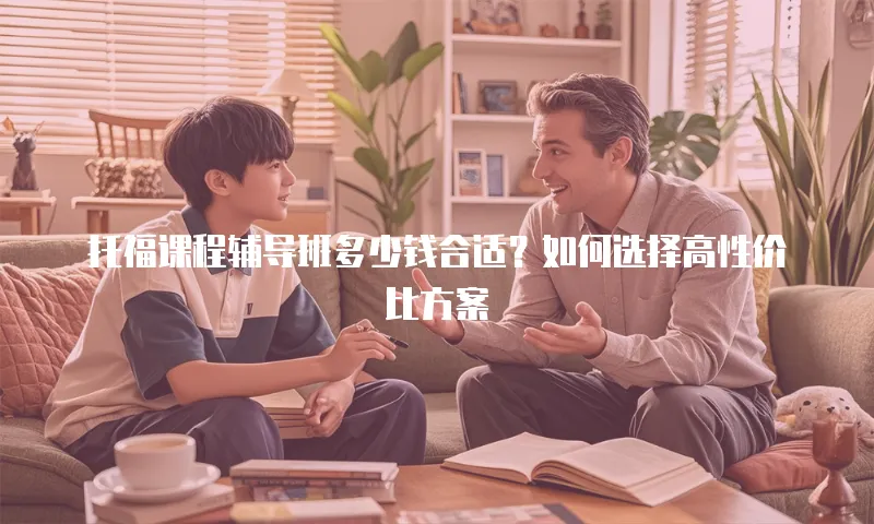 托福课程辅导班多少钱合适？如何选择高性价比方案