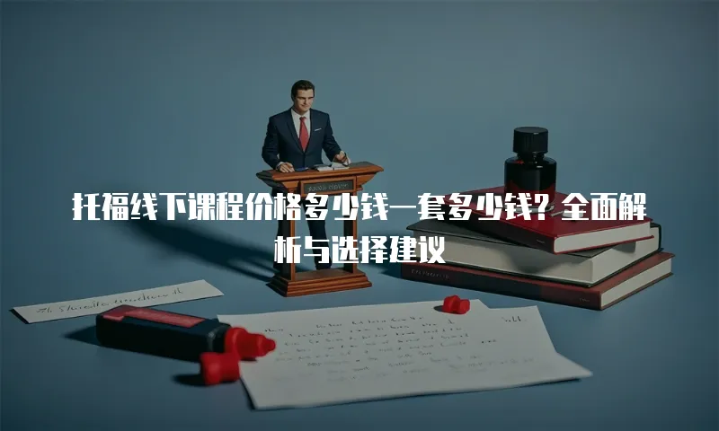 托福线下课程价格多少钱一套多少钱？全面解析与选择建议