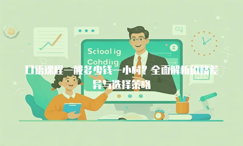 口语课程一般多少钱一小时？全面解析价格差异与选择策略