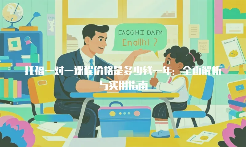 托福一对一课程价格是多少钱一年：全面解析与实用指南