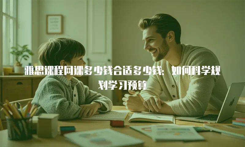 雅思课程网课多少钱合适多少钱：如何科学规划学习预算