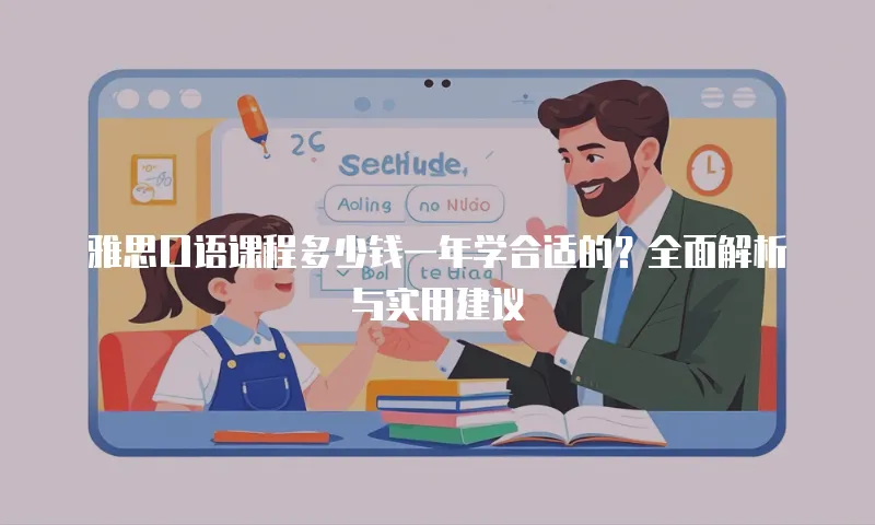 雅思口语课程多少钱一年学合适的？全面解析与实用建议