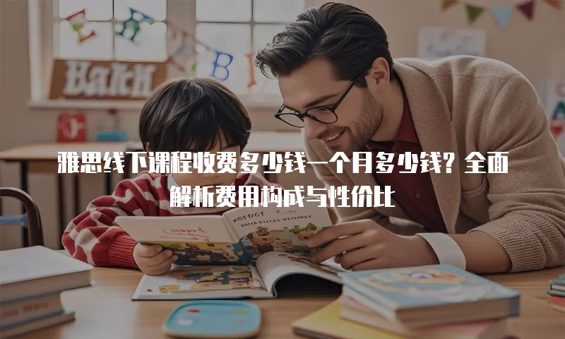 雅思线下课程收费多少钱一个月多少钱？全面解析费用构成与性价比