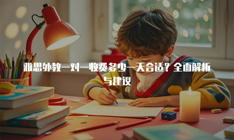 雅思外教一对一收费多少一天合适？全面解析与建议
