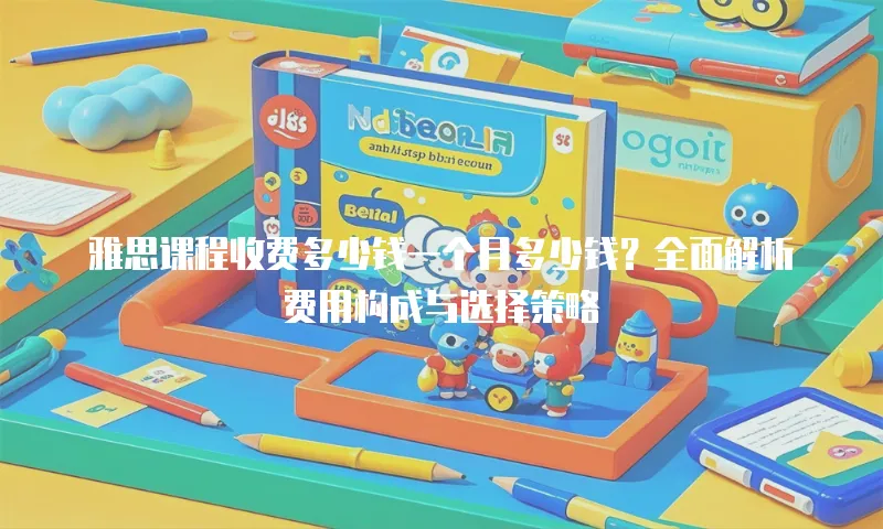 雅思课程收费多少钱一个月多少钱？全面解析费用构成与选择策略