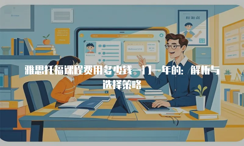 雅思托福课程费用多少钱一门一年的：解析与选择策略