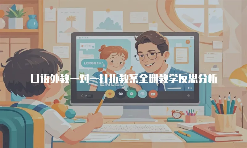 口语外教一对一打折教案全册教学反思分析