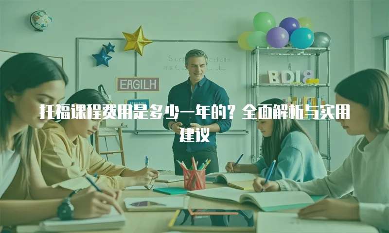 托福课程费用是多少一年的？全面解析与实用建议