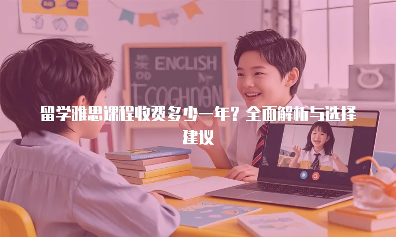 留学雅思课程收费多少一年？全面解析与选择建议