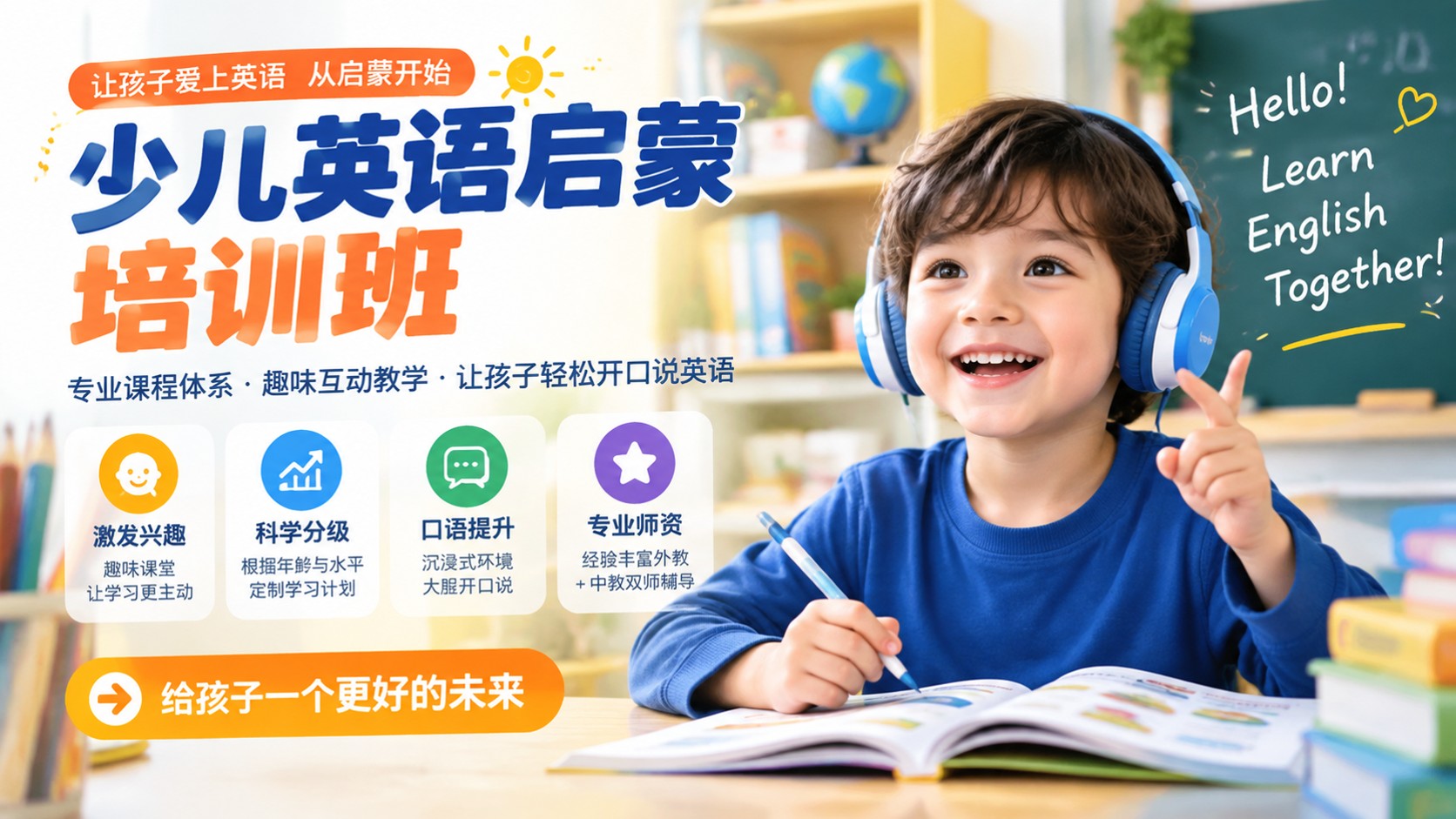 少儿英语启蒙培训班：外教一对一与分龄选购标准