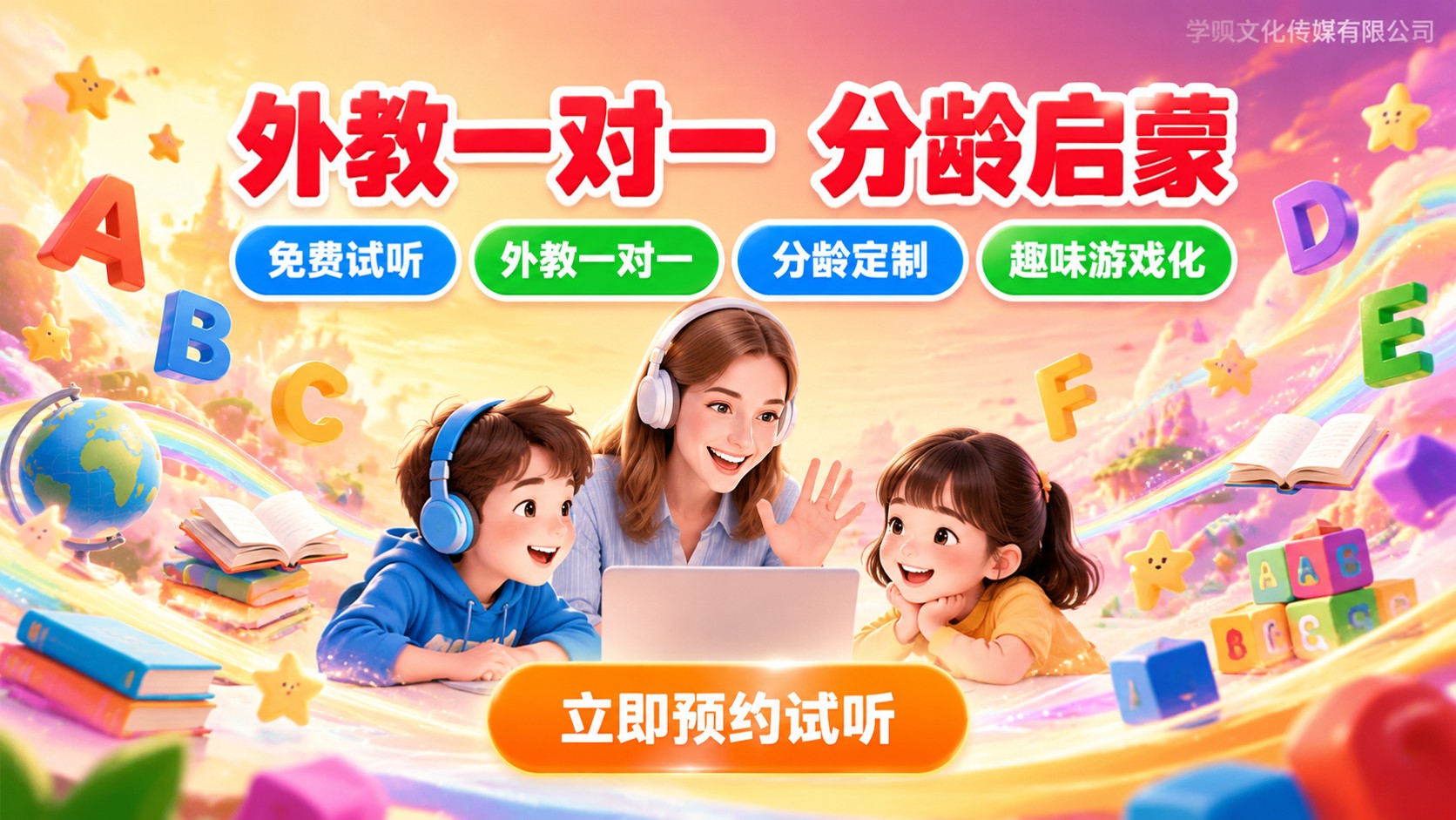 6岁小孩子英语培训选购标准:外教一对一与分龄启蒙